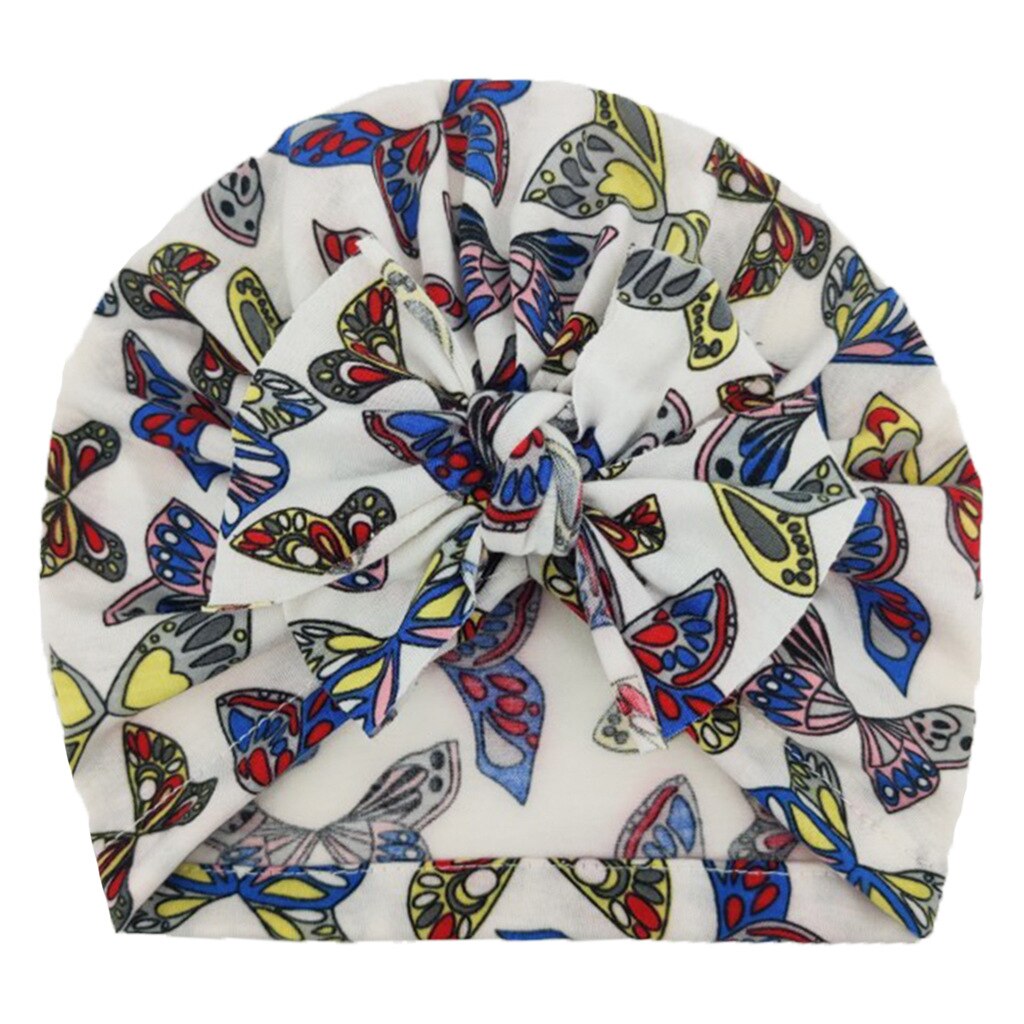 bonnet bebe fille Bonnet élastique à gros nœud pour bébé fille, bandeau pour -né, Bonnet, accessoires pour enfants de 0 à 3 ans: H