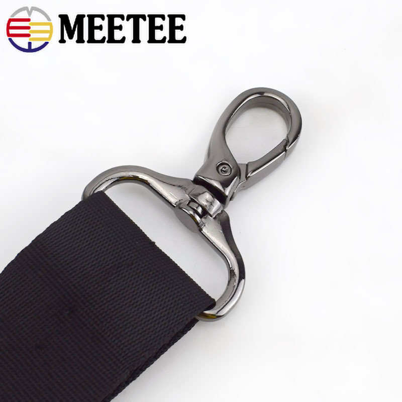 2/4/10Pcs 15/20/26/32mm Metal Strap Buckles for Bag Swivel Lobster Buckle Webbing Keychain Carabiner Hook Clasps DIY Accessories