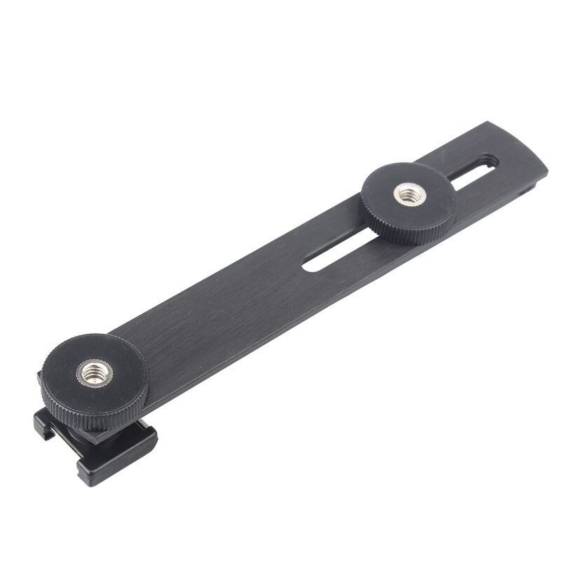Suporte universal do flash do metal do parafuso deslizante de 1/4 polegadas para a câmera digital
