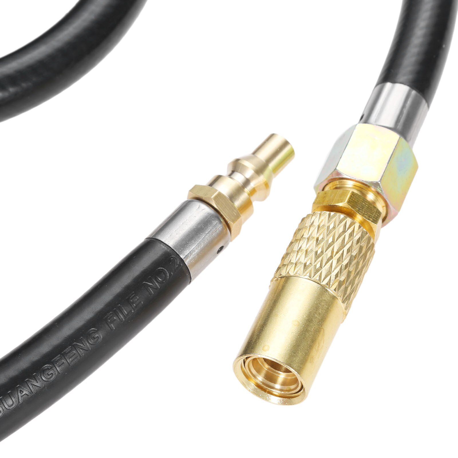 12Feet Low Pressure 1/4" Quick Connect Disconnect Plug RV Trailer Propane Extension Hose for Coleman Roadtrip LXE Portable Grill