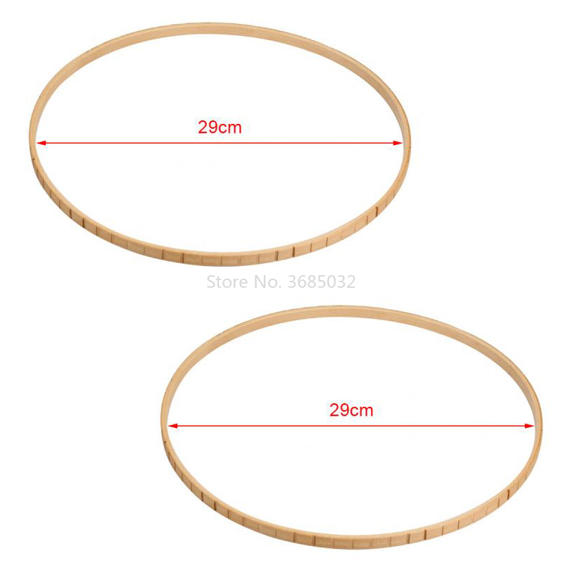 15%,round wooden loom Hand-knitting machine for DIY handmade wall hangings Household weaving tools 29*29CM: 2 pcs