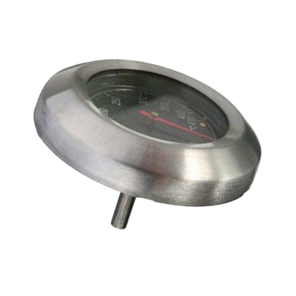 Stainless Steel BBQ Charcoal Grill Pit Wood Smoker Temperature Gauge Thermometer Replacement
