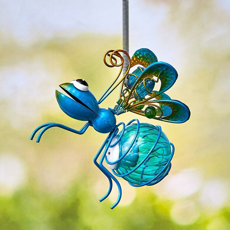 10 Stück Solar- betriebene Insekten lampe hängen fliegende Insekten Lampe Ich bin Freien Garten Insekt Licht Ornament für Rasen Sommer Party Hochzeit Deko