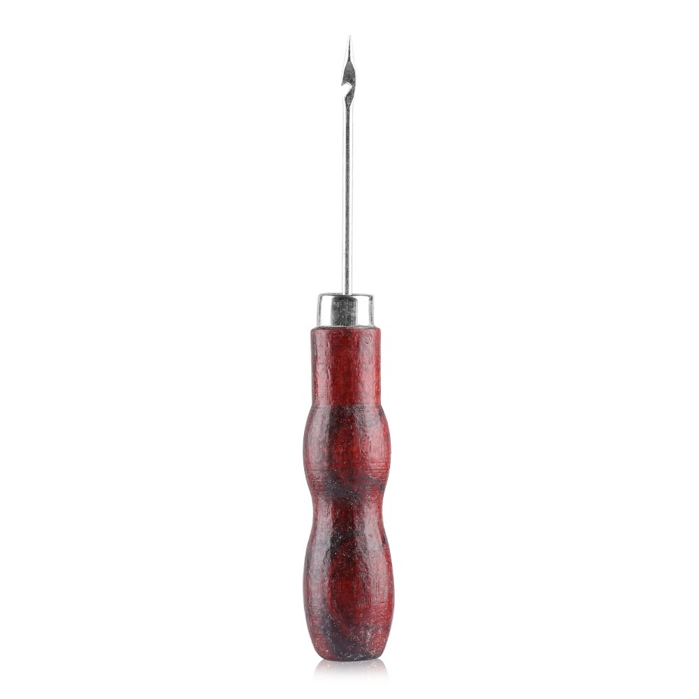 1/3Stck DIY Leder Zelt Nähahle Stift Holz Griff schlagen See Reparatur Handwerk Werkzeug Hand Hefter nadel Hefter