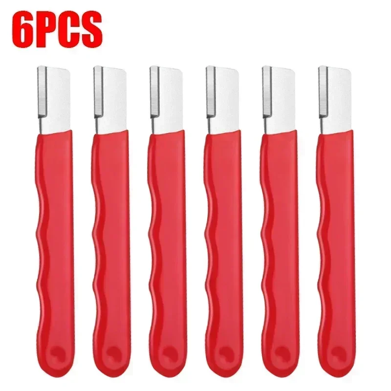 10/1PCS Knife Sharpener Alloy Steel Portable Quick Sharpeners Handheld Outdoor Garden Clippers Scissors Grinding Stone Tools: PURPLE