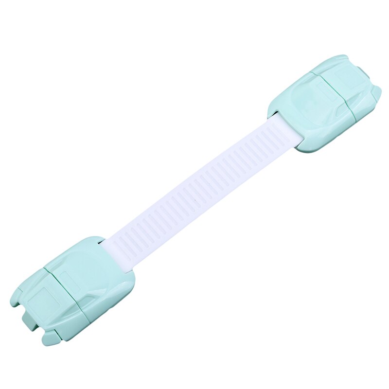 Multi-Function Child Safety Lock And Long Drawer Cabinet Anti-Grip Cabinet Refrigerator Lock Baby Care Products: light green