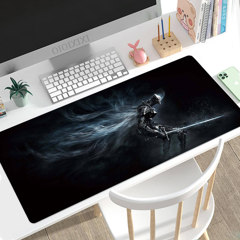 Dark Souls Mouse Pad Gamer XL Computer Custom HD Mousepad XXL Desk Mats Carpet Office Soft Mice Pad Desktop Mouse Pad: 30x24 cm / SKY BLUE