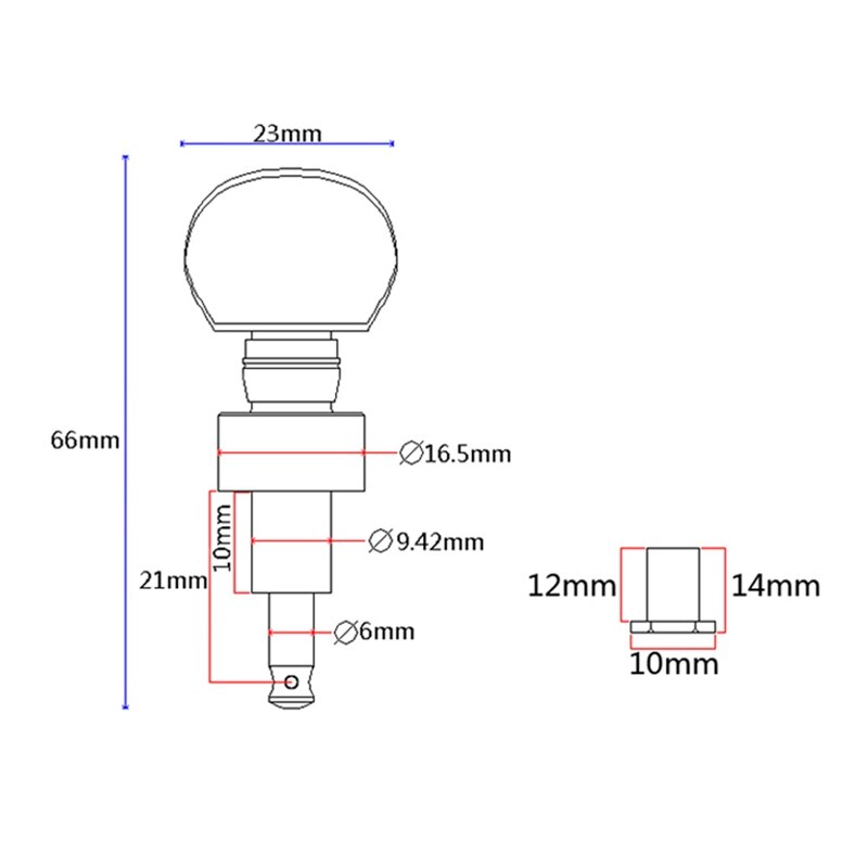 4Pcs Banjo Machine Head Tuning Tuner Peg Musical Instrument Accessories