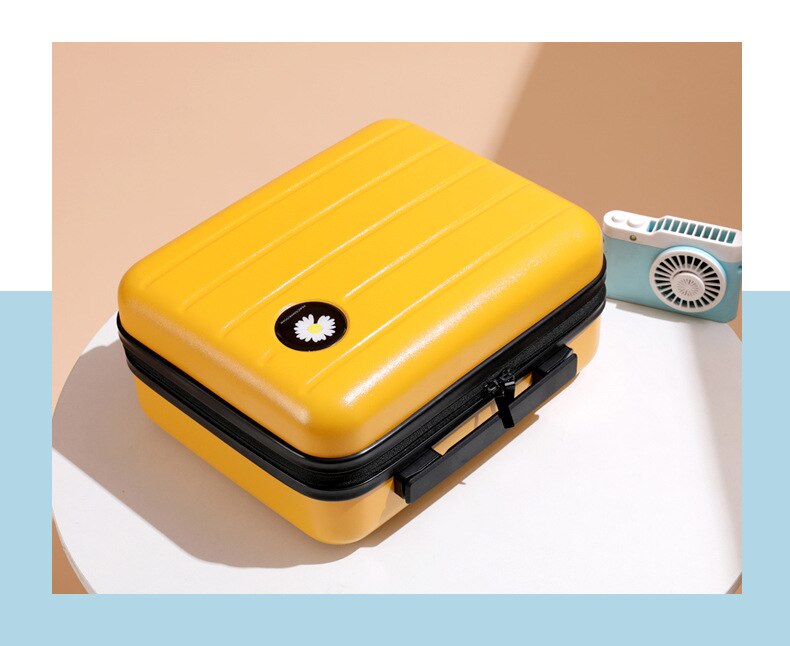 Mini bagage taske 16 tommer kuffert kosmetisk kasse med bagage make up taske rejse vandtæt makeup sag: -en