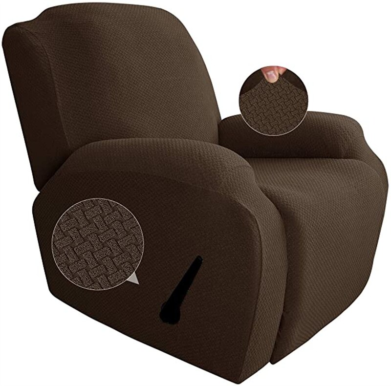 Jacquard Recliner Chair Cover All-inclusive Massage Arm Chair Covers Spandex Lounger Seatcover Single Seat Sofa Couch Slipcover: A3 Recliner Cover