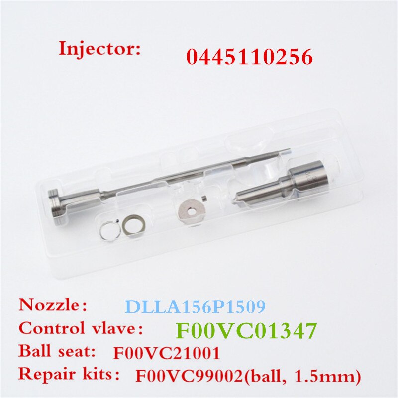 4-Cilinder Common Rail Ejector Reparatie Kits 0445110250, 0445110256, 0445110273, 0445110274, 0445110275, 0445110279, 0445110186: 0445110256