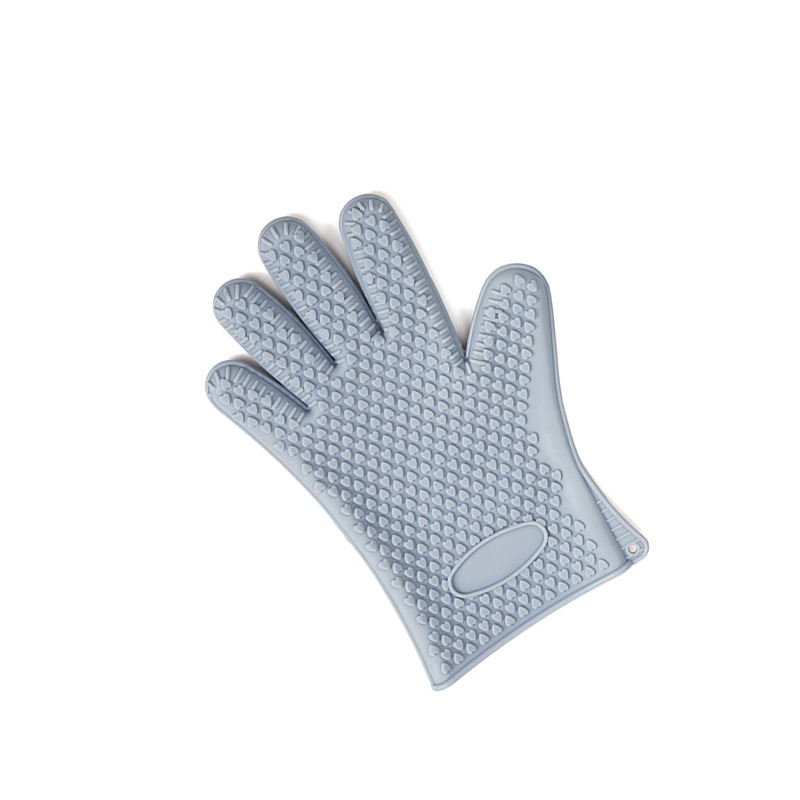 Insulated Anti-scalding Oven Silicone Gloves Can Be Used in Microwave Ovens and Baking Ovens: Red