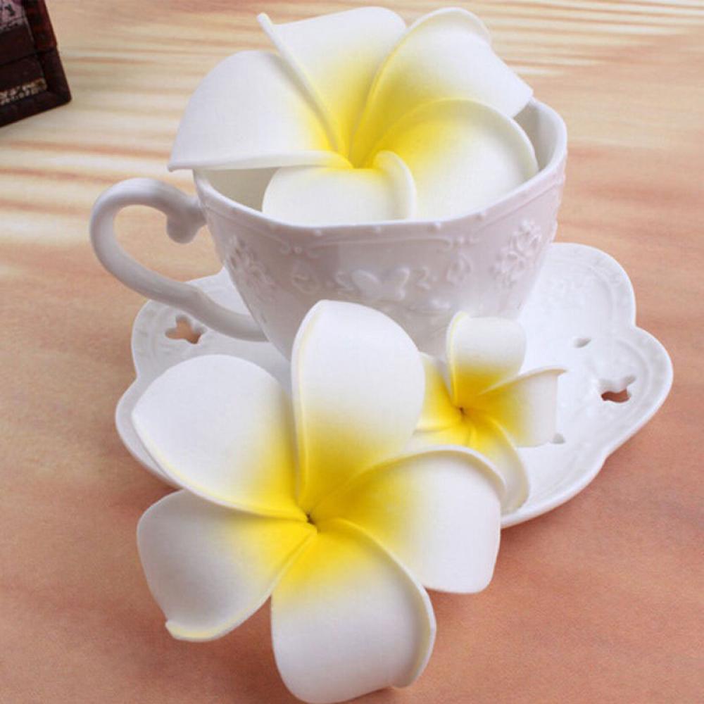 Romantische Plumeria Bloem Bruiloft Bruids Haarspelden Hawaiian Style Foam Bloem Haarspeld Frangipani Bloem Bruids Haar Clip