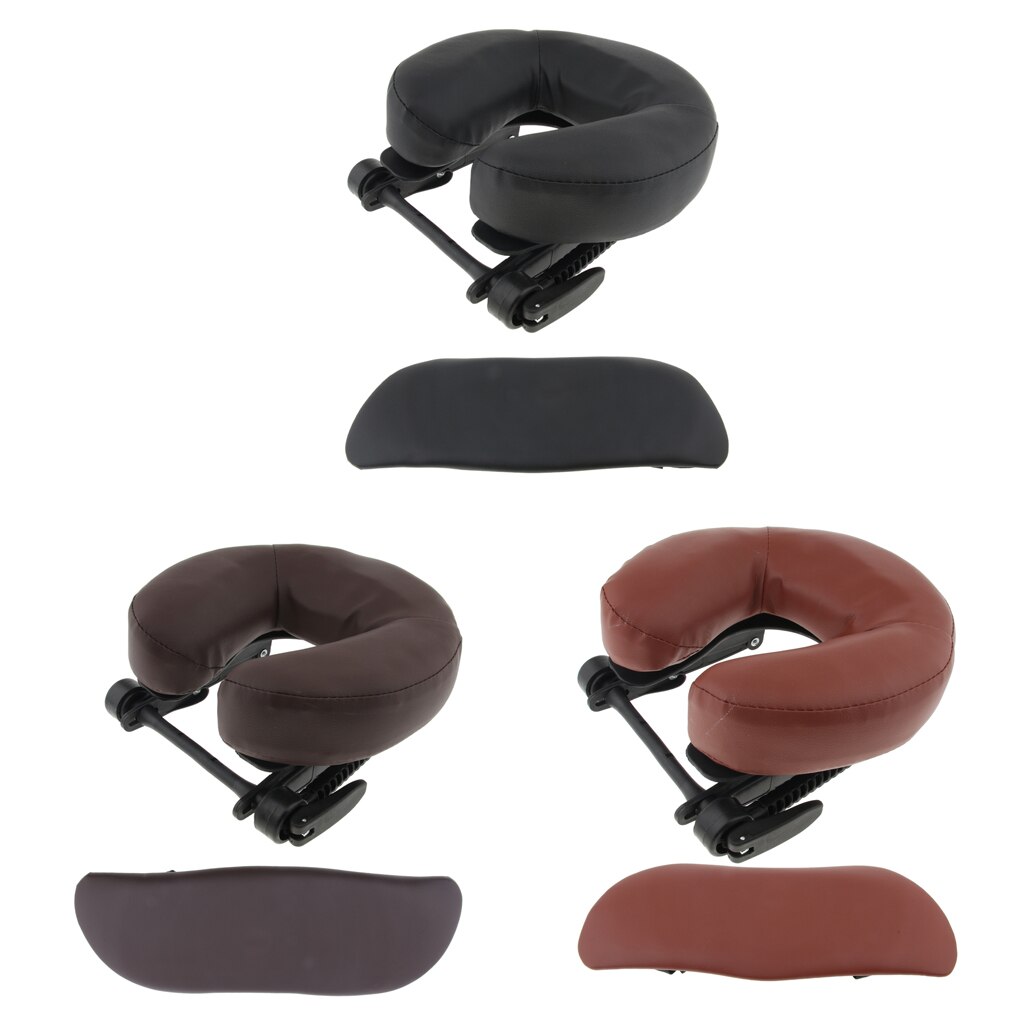 Paquete de 3 reposacabezas para cama de masaje, respaldo portátil y ajustable