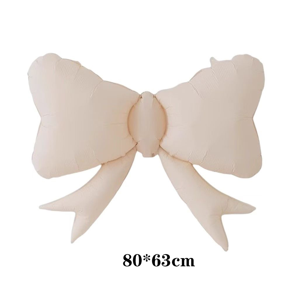 Strikvormig thema folie matte strik kinderverjaardagsfeest decoratie grote vlinderballon fotorekwisieten jubileum evenement decoratie: Muntgroen