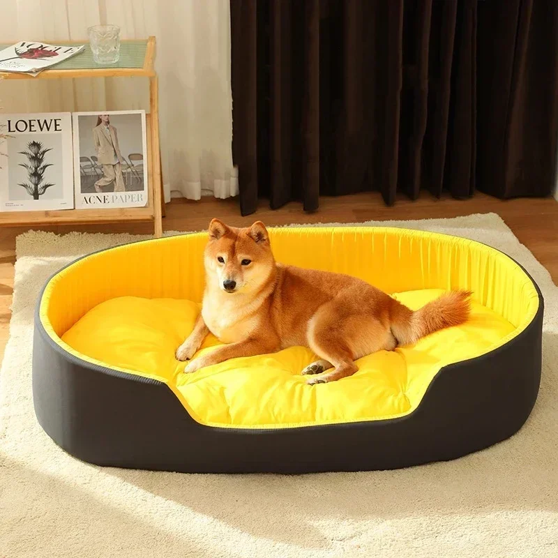 Cama suave para perros, sofá Universal para mascotas para las cuatro estaciones, cojín relleno para perros y gatos, cama para cachorros y gatitos, almohada para gatos, accesorios para mascotas, suministros para gatos