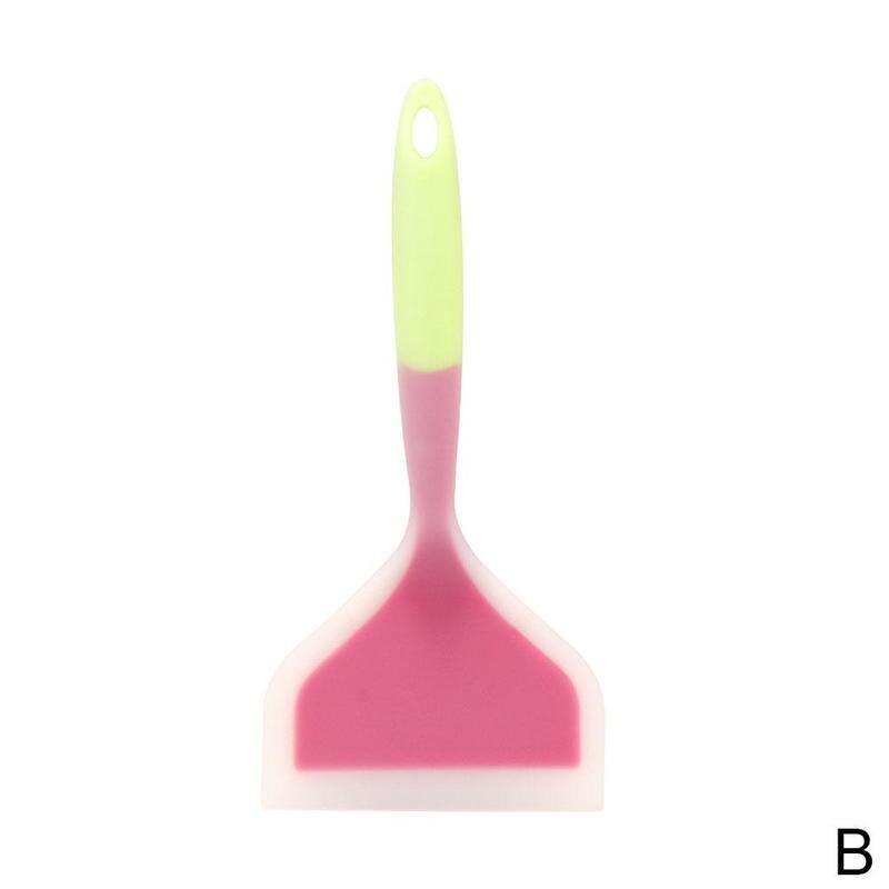 Non-stick Silicone Spatula Beef Meat Egg Kitchen Scraper Tools Cooking Pizza Wide Shovel Kitchen Ware Cooking Utensils R7F1: B