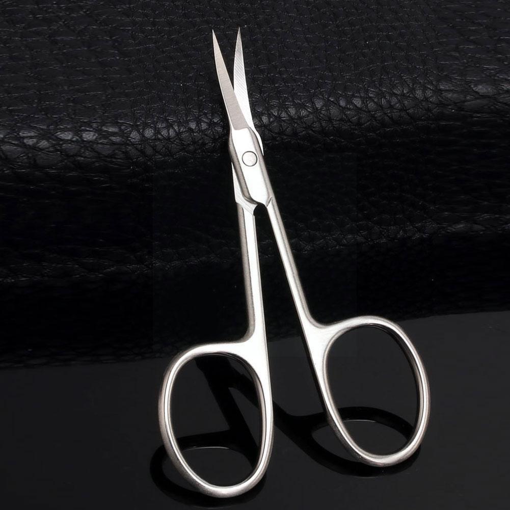 Manicure Scissors Curved Tip Scissors Steel Nail Skin Salon Remover Nail Dead Nail Tools B8h3