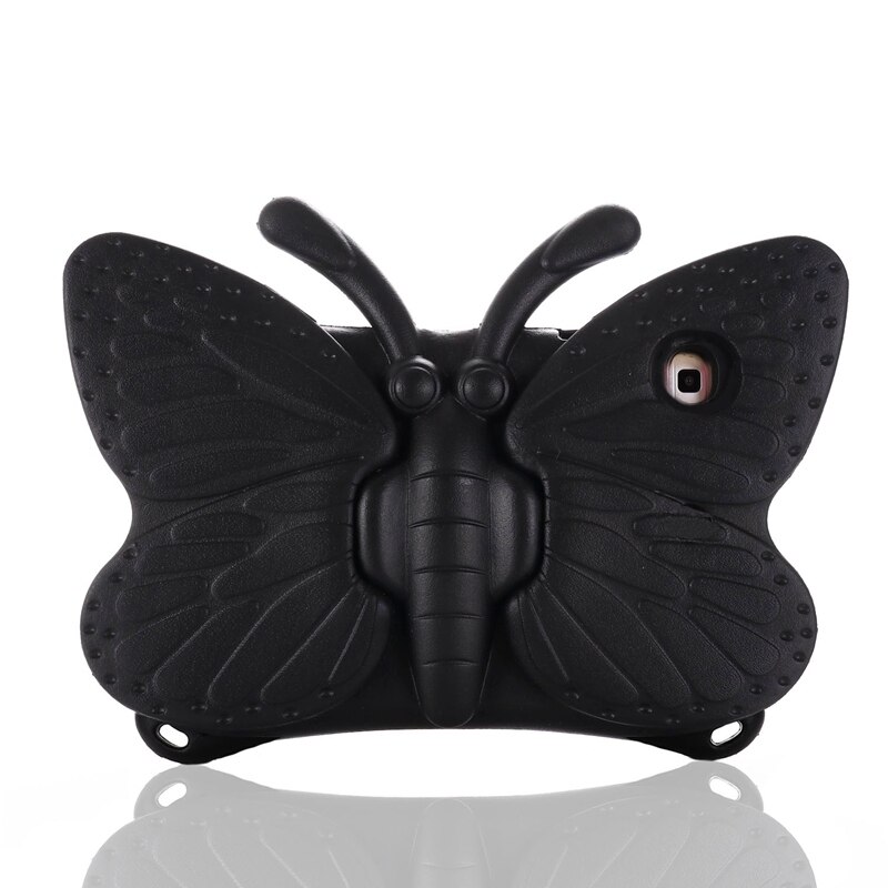 Case For Samsung Galaxy Tab A 10.1 SM-T510 SM-T515 Cute butterfly Kids Tablets Cover For Samsung T510 T515 fundas+Soft Film: black