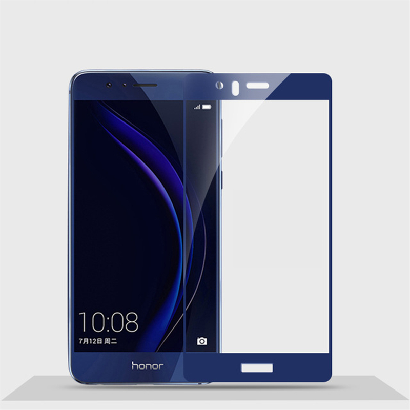 Protective glass on for huawei honor 8 lite light tempered glass screen protect cover honor 8 pro 8c 8x 8 x c safety glas honor8: blue / for honor 8 pro