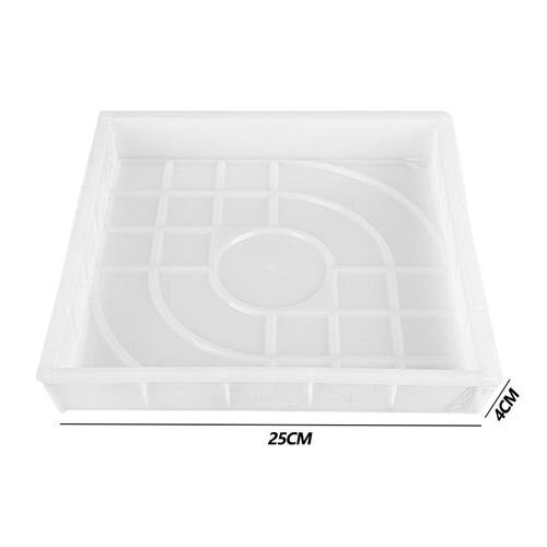 1pc manuelt hage fortau mold diy manuelt veibelegg sement betong murstein stein støpe hageverktøy diy hage: 25 x 25 x 4cm