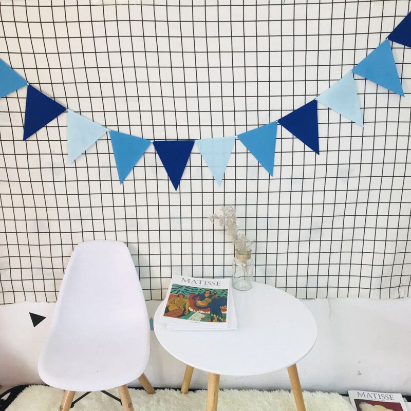 Dreieck Mehrfarbigen Fahnen freundlicher Zimmer freundlicher Dekor handgefertigt eine Solide Farbe Bett Hängen Tipis Baby Zimmer Zauberstab Dekoration