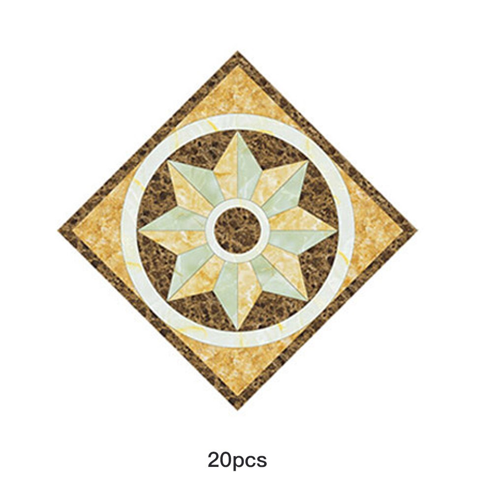 PVC Self Adhesive Ceramic Tile Sticker Waterproof Wall Sticker Art Diagonal Floor Stickers Kitchen House Decoration: 03