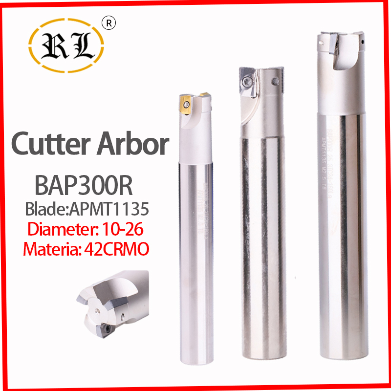 RL CNC Milling Cutter Bar 300R C20-20-120 CNC Cutter Indexable End Mill APMT1135CNC Carbide Rough Machining Fly Cutter Cilling