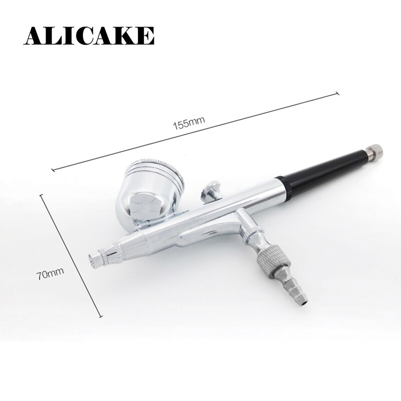 Mousse Chocolade Taart Airbrush Multifunctionele Dual-Action Gravity Feed Airbrush Set 0.3Mm/0.5Mm Tip. Fluid Cup-Gebruiksvriendelijk,