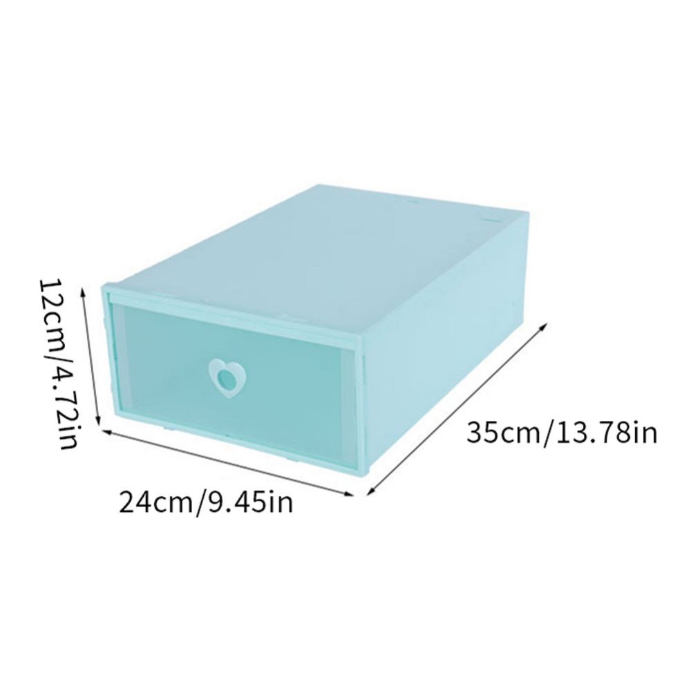 Plastic Shoe Organizer Box Shoe Box Drawer Dustproof Storage Box Stackable Combined Shoes Transparent Drawer Shoebox: A5 for men