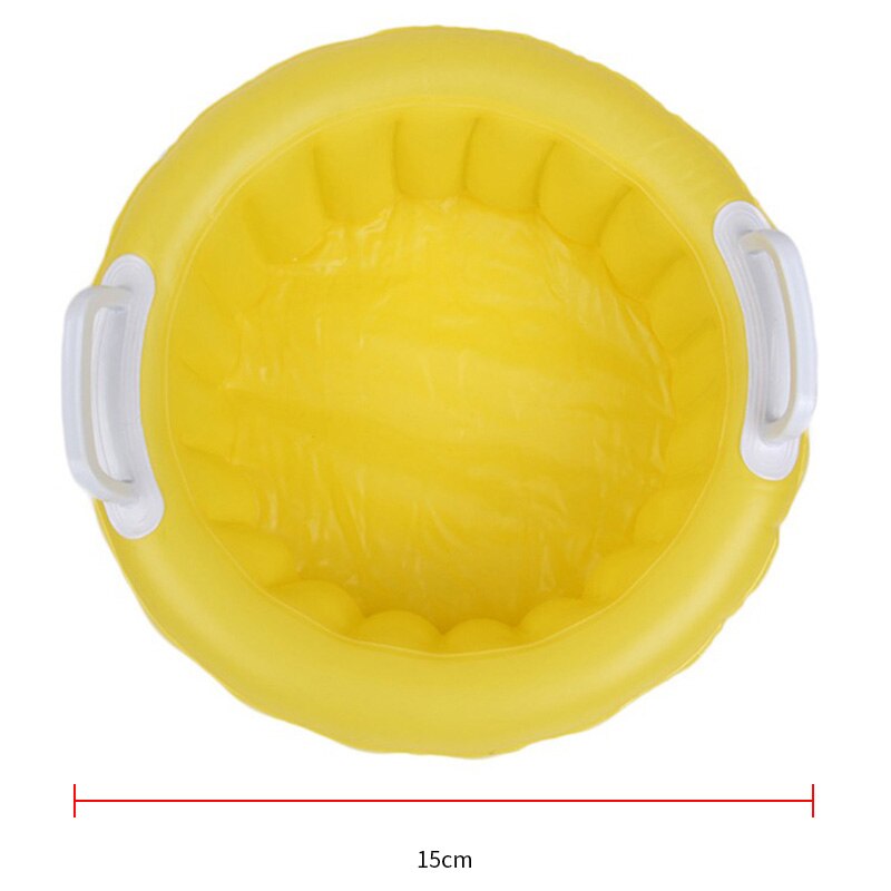 Cubo enfriador de cerveza inflable flotador de piscina flotador de agua para de verano, cubo de hielo para servir/Bar de ensalada