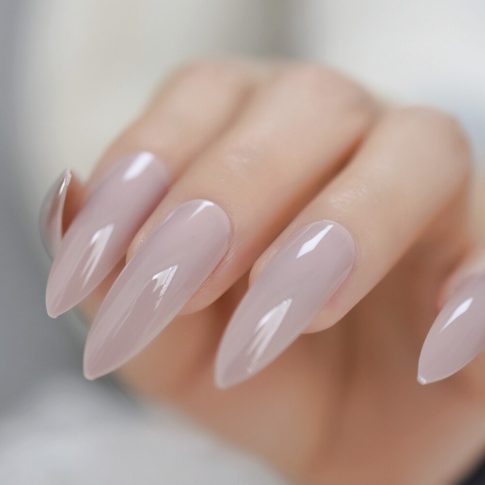 Stiletto bande dessinée fumer blanc faux ongles noir moyen artificiel ongles conseils dessin animé modèle manucure faux ongles: L5128
