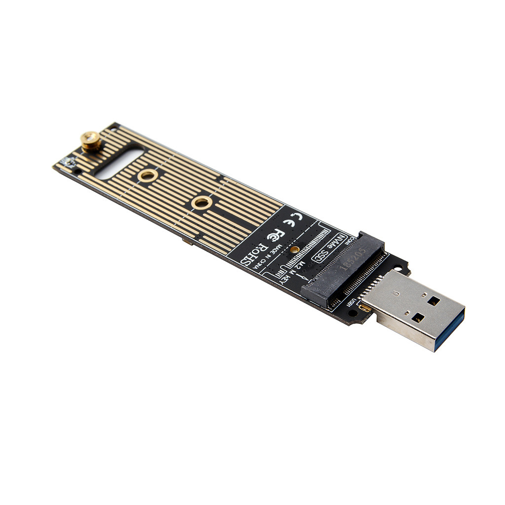 M.2 NVME SSD to USB 3.1 Adapter PCI-E to USB-A 3.0 Internal Converter Card JMS583 Chip 10Gbps USB3.1 Gen 2 for PCI-E/M.2 SSD
