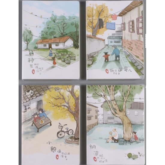 b5 super thick plastic cover notebook 16k student pvc plastic cover notebook Korea fresh and simple notebook stationery: 5