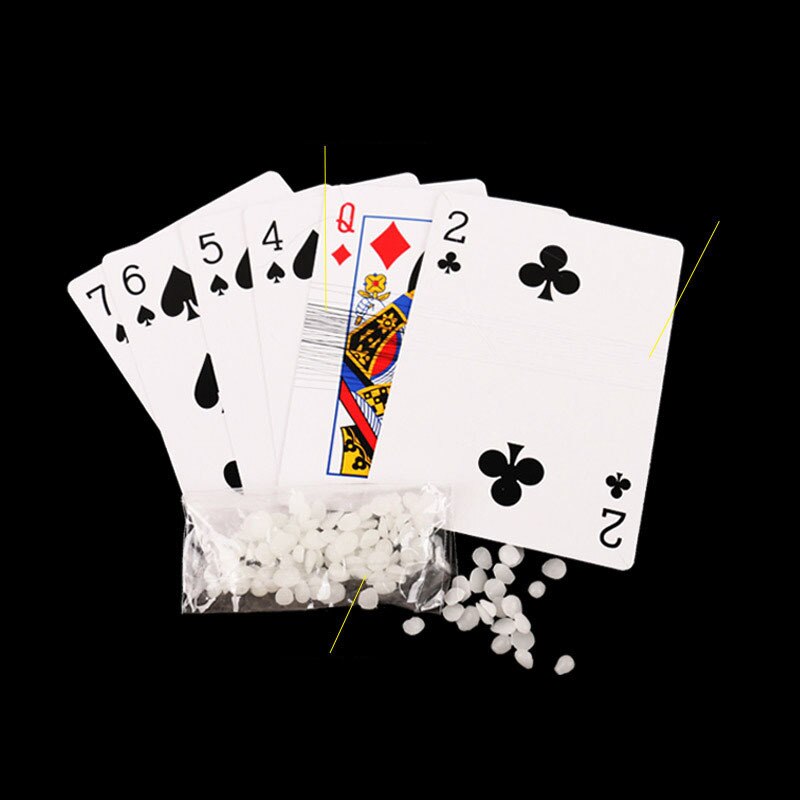 1Pc Magic Opgeschort Roterende Magic Poker Vliegende Kaart Volwassen Magic Props