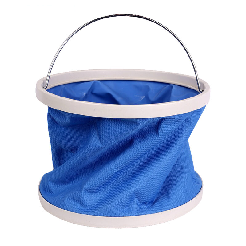 Cubo de agua plegable para exteriores, portátil, para lavado de coches, Camping, pesca, limpieza, plegable, productos de cubo, cubos retráctiles