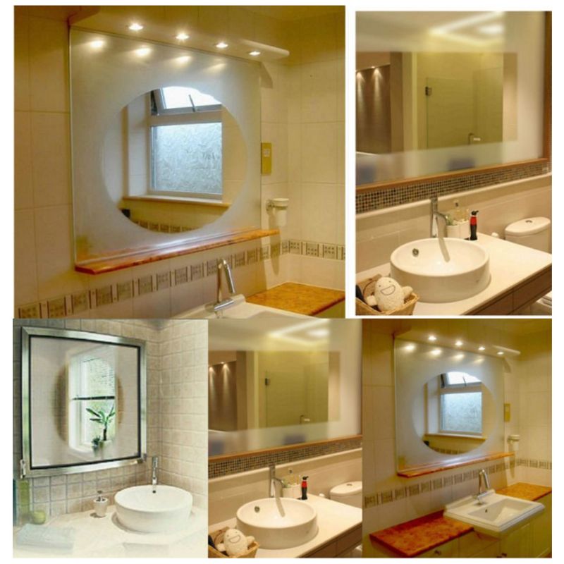 Bathroom Mirror Protective Film Anti Fog Window Clear Waterproof Electronic Heating Film for Shower Room Makeup Mirror 19QB