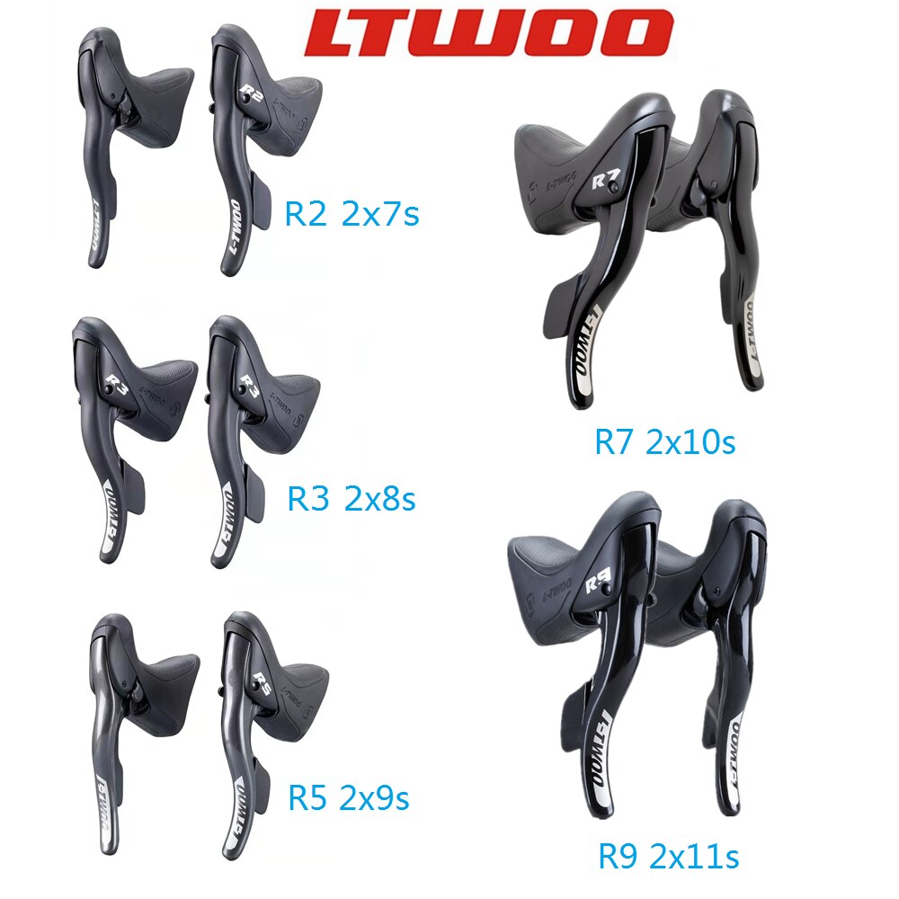 LTWOO R2/R3/R5/R7/R9 14/16/18/20/22 speed Road Bike Shifters Lever Brake Road Bicycle Compatible for Shimano Derailleur