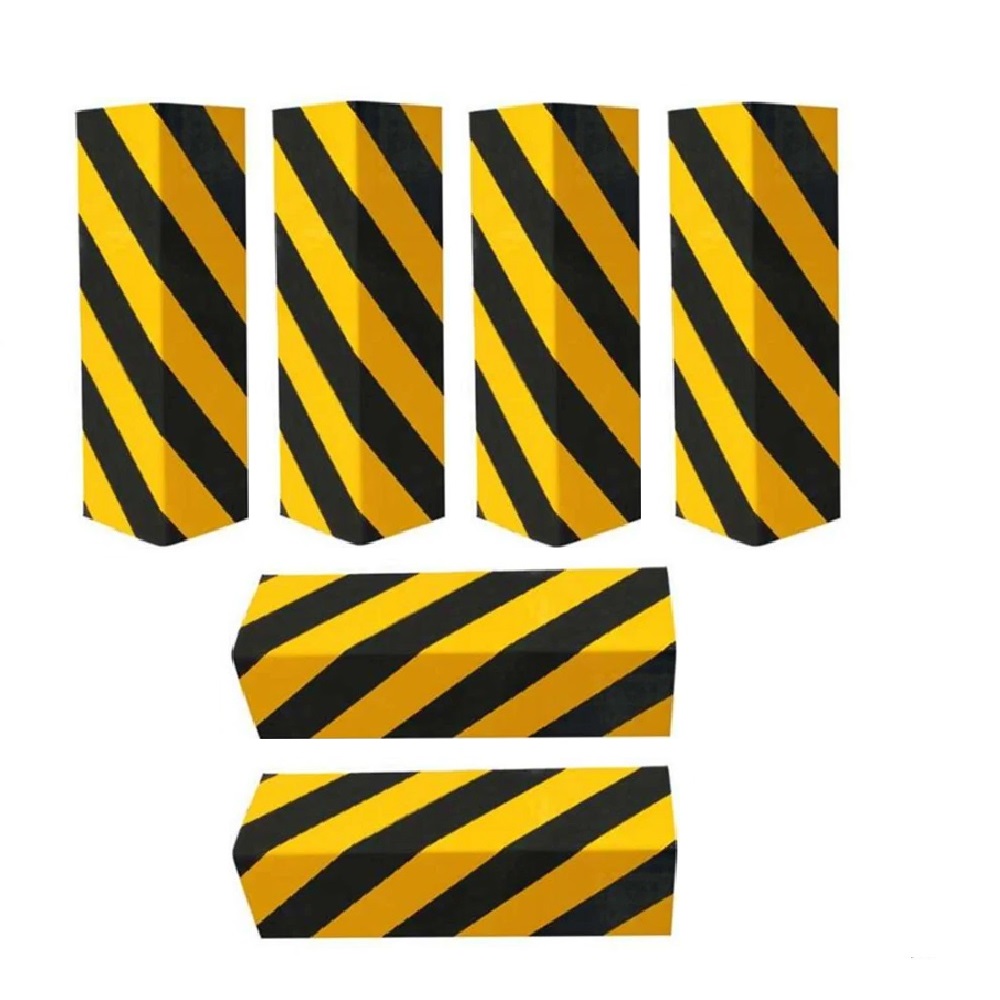 2-6pcs Garage Wall Protector Foam Edge Corner Bumper Foam Wall Corner Guard Car Sticker Anti Scratch Parking Auto Door Protector: green