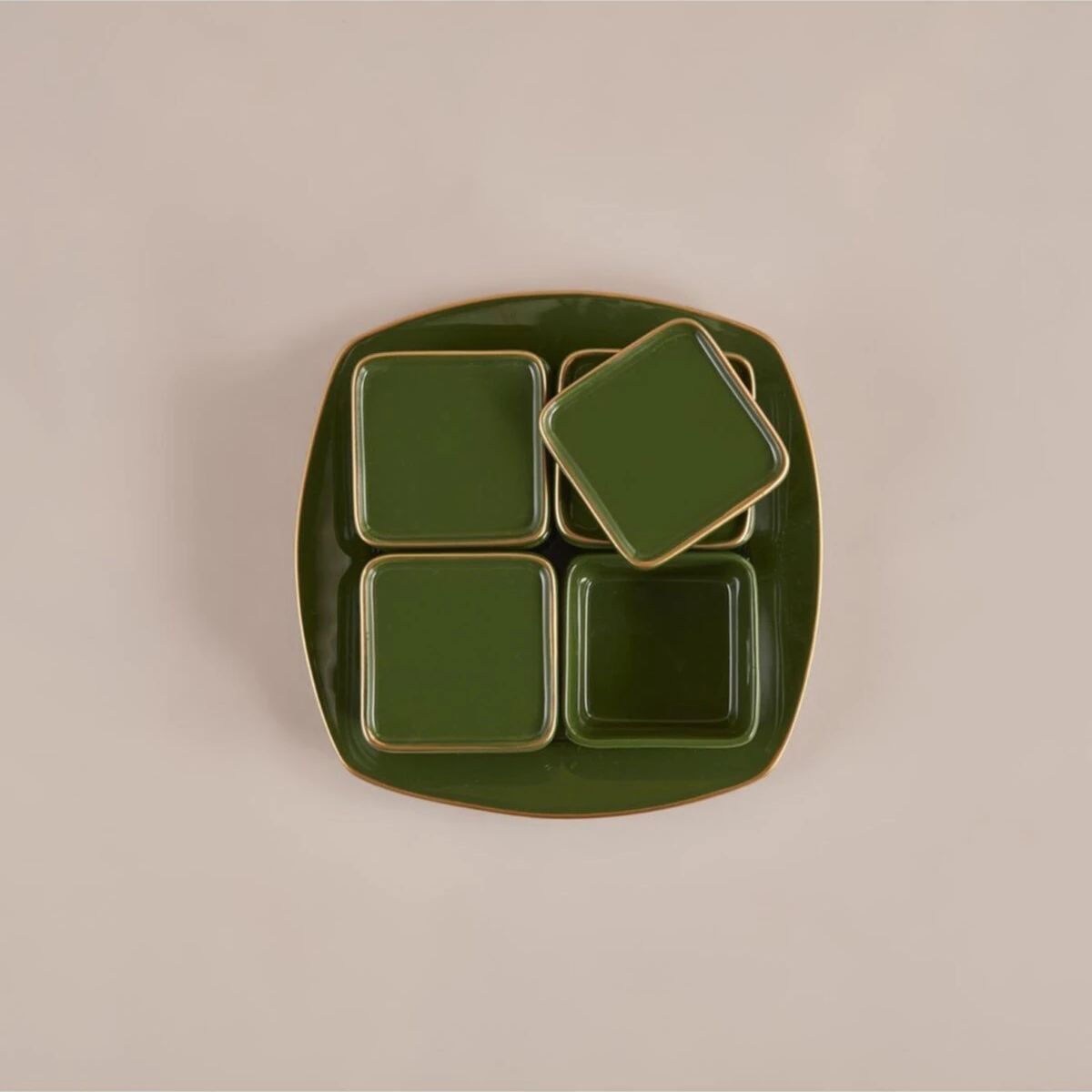 Keramische Ontbijt Set 4 Stuks Overdekte Opslag En Presentatie Platen Stijlvolle Producten Keuken Servies Bruidsschat