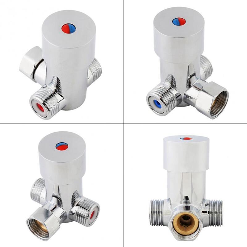 G1/2 Cold Water Mixing Valve Thermostatic Mixer Temperature Control for Automatic Faucet