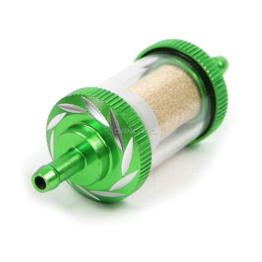 Filtro de combustible Universal para motocicleta, 8mm, motor en línea, carburador CNC, filtro de Gas y combustible, filtros de aceite para Motor, accesorios todoterreno ATV