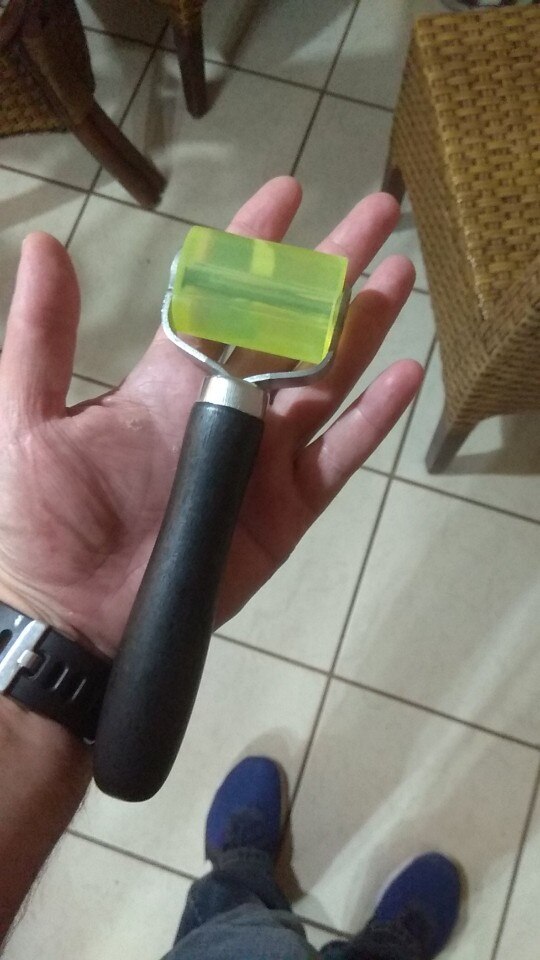 35/50mm Rubber Pressure Roller Tool Stamping Tool with Bearing Art Craft Wall Painting Car soundproofing for Home