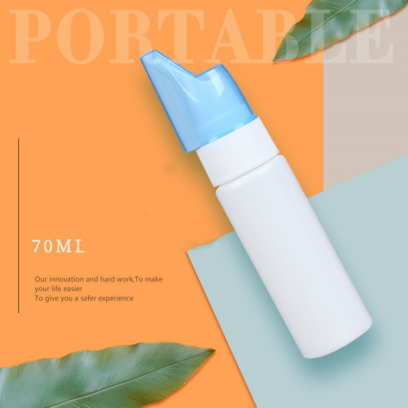 Portable Nasal Wash Neti Pot Nose Wash Spray Empty Bottle Adult Child Nose Health Care Anti Allergic Sterilization Nose Cleaning