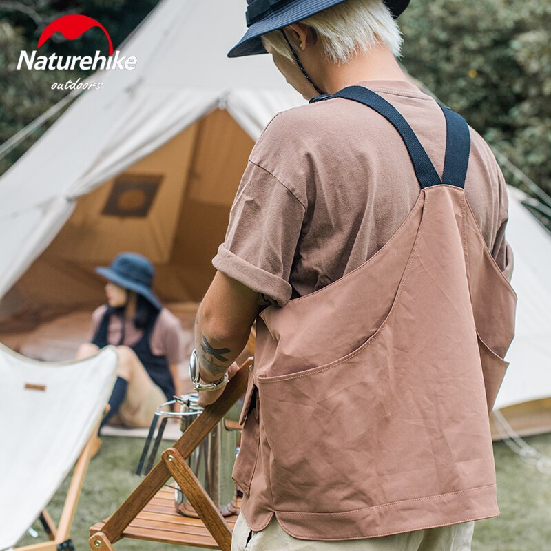 Naturehike-Chaleco funcional de para mujer y hombre, chaqueta de ocio portátil para exteriores con múltiples bolsillos, para trabajo de jardinería y Camping