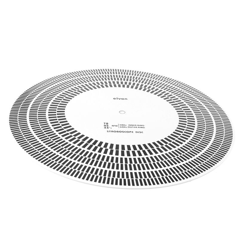 LP Vinyl Record Turntable Phono Tachometer Calibration Strobe Disc Stroboscope Mat 33 45 78 RPM