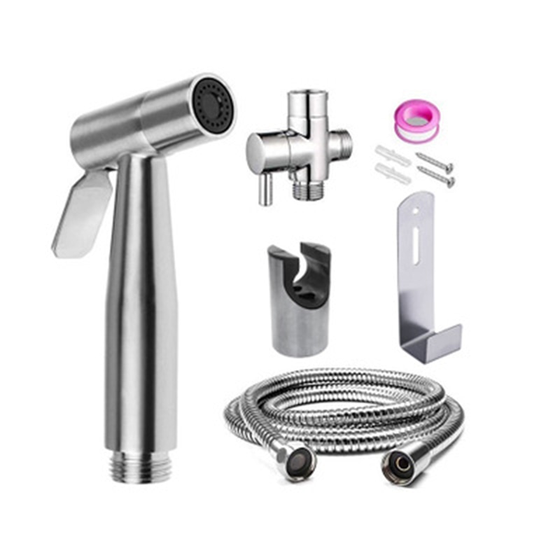Handheld Bidet Sproeier Set Kit Rvs Hand Bidet Kraan Voor Badkamer Handspuit Douchekop Zelfreinigende