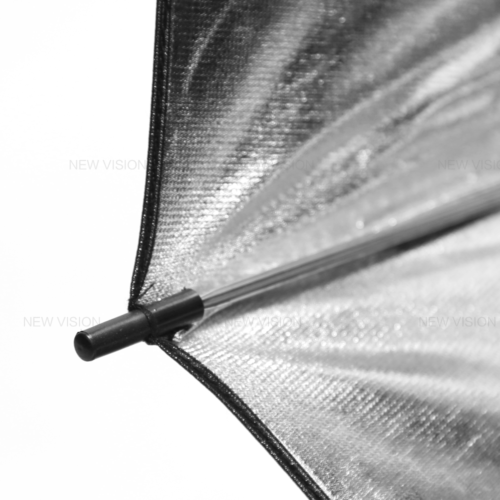 2Pcs Godox 40 &quot;102Cm Of 43&quot; 108Cm Reflector Paraplu Photo Studio Flash Light Korrel Black zilveren Paraplu