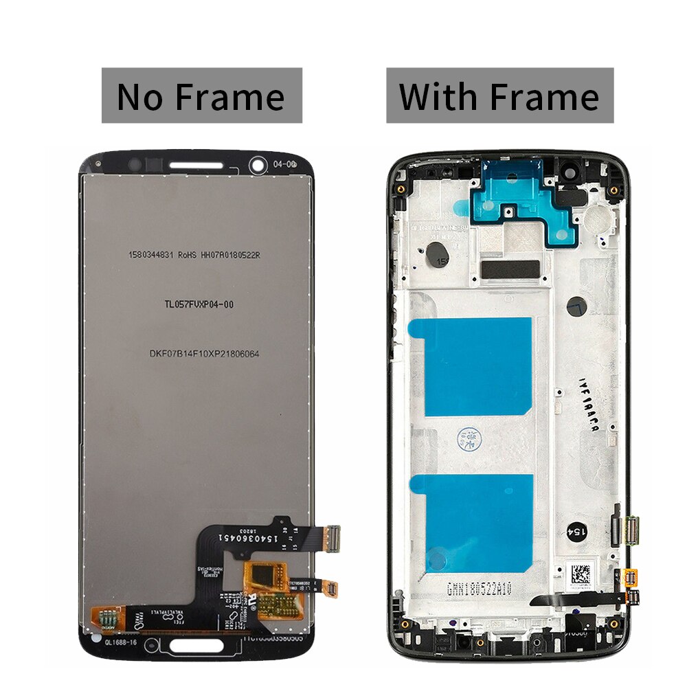 5.7" For Motorola Moto G6 LCD Display Touch Screen Digitizer Assemble Frame For Moto G6 XT1925 LCD Display XT1925-3 XT1925-5