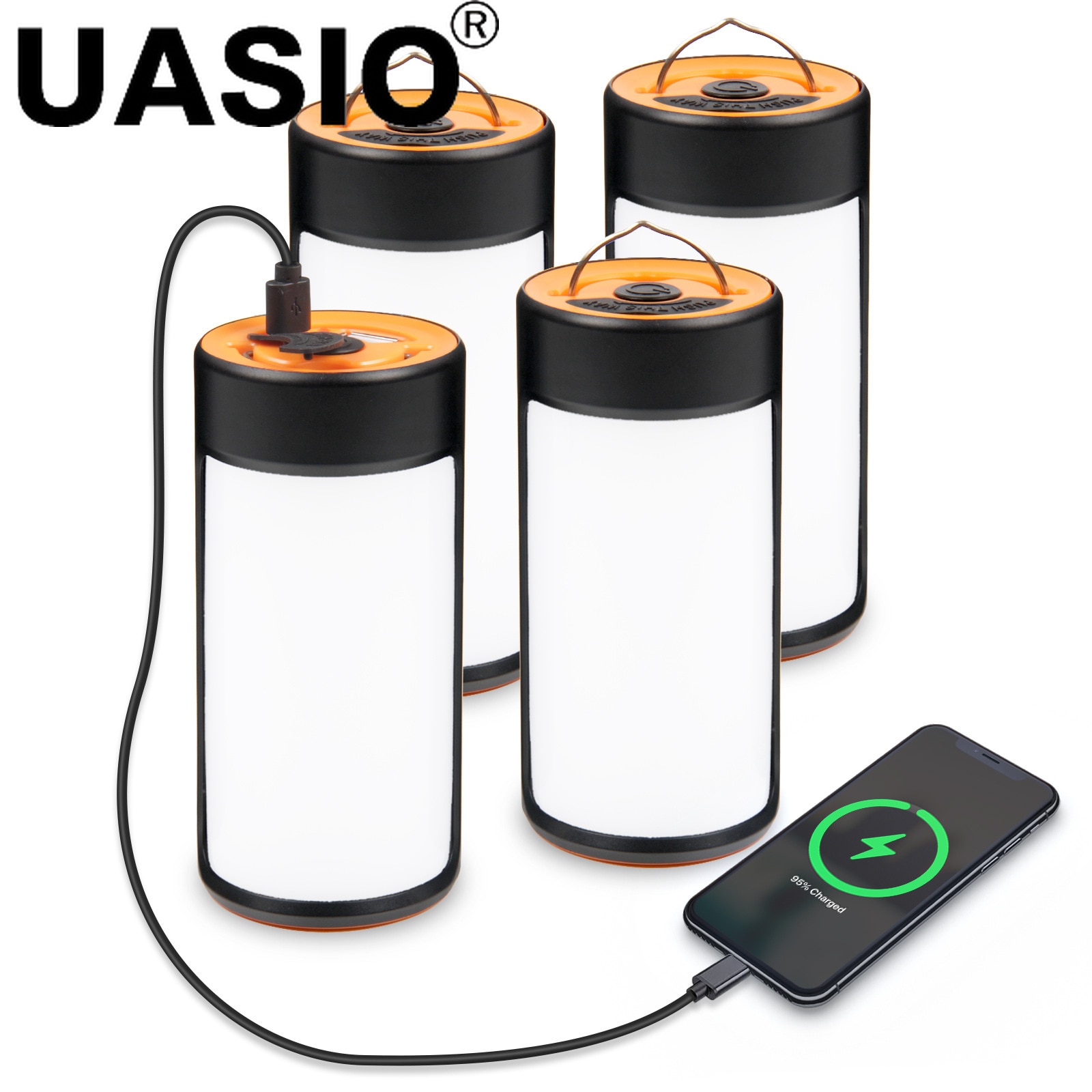 Teleskop-Campinglampe Mit Magnet & Haken - Wiederaufladbar | 5 Stunden Licht